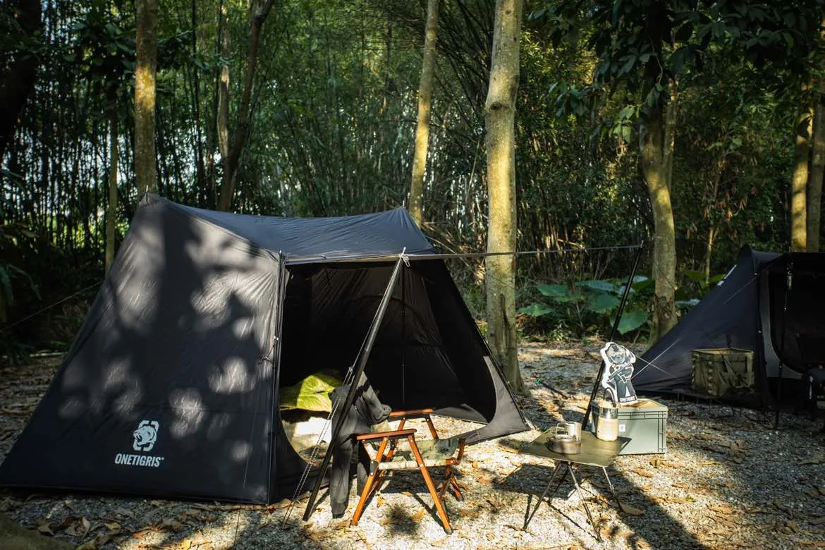 美國 OneTigris CE-BHS11 BlackTigris Series Nebula Tent (40D Silnylon Version)2人雙峰營