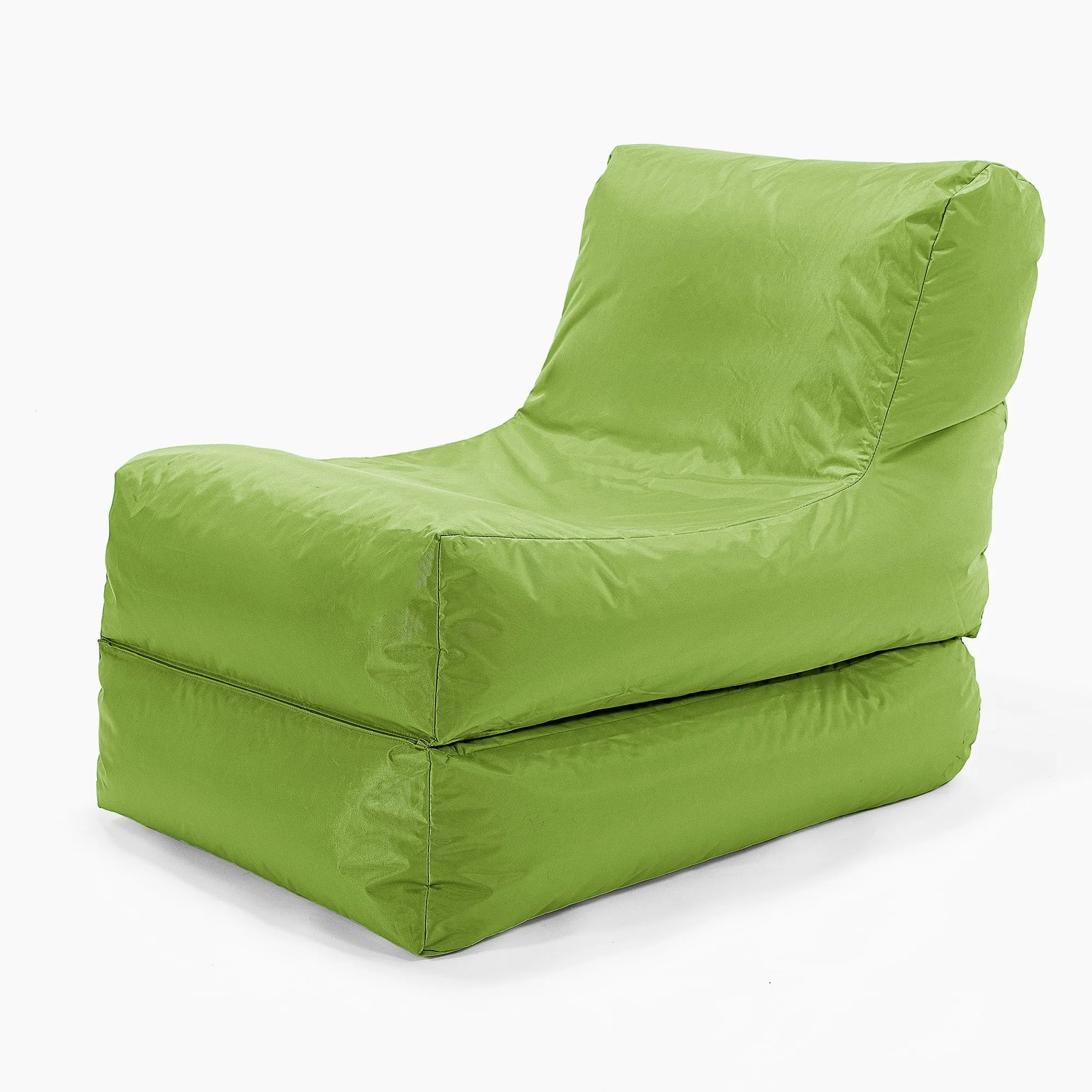 2 in 1 Garden Sun Lounger Bean Bag - SmartCanvas™ Lime Green