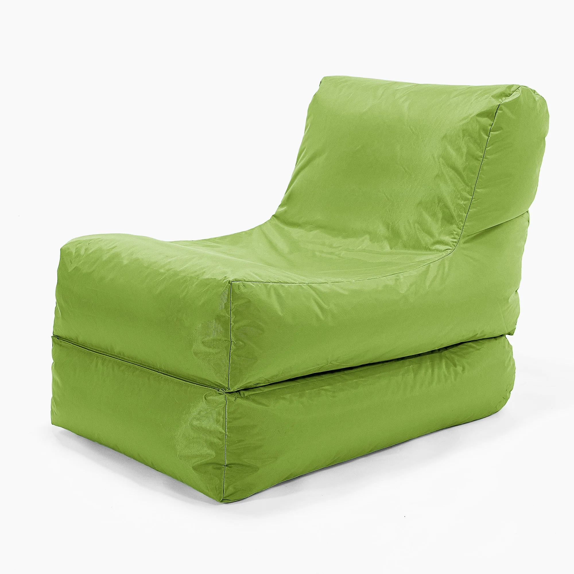 2 in 1 Garden Sun Lounger Bean Bag - SmartCanvas™ Lime Green
