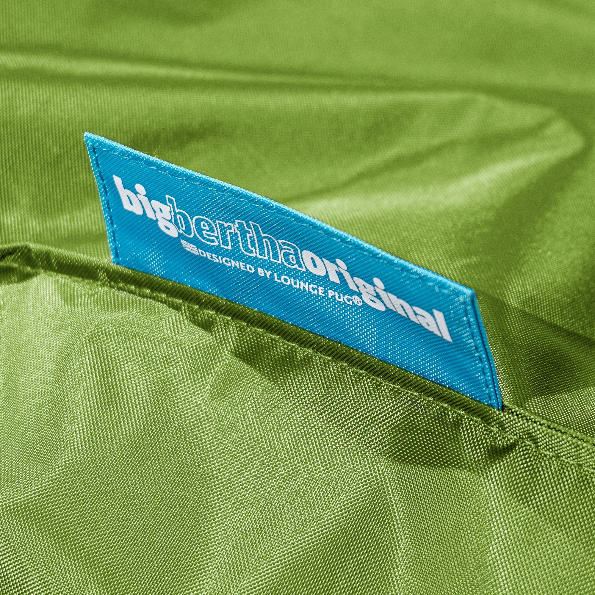 2 Seater Modular Sofa Outdoor Bean Bag - SmartCanvas™ Lime Green