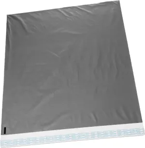 22x28 Jumbo Self-Seal Poly Mailer Bags 2.5 Mil (10 Pack Silver)