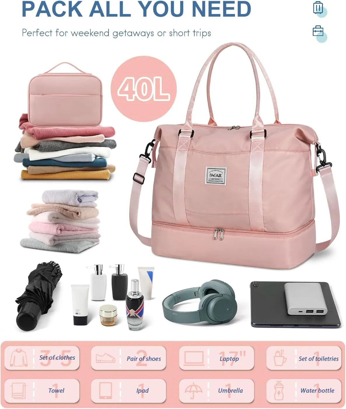 BAGAIL ,,,, B-pink, 