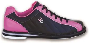 Bowlerstore Products 3G Ladies Kicks Bowling Shoes- Black/Pink (6 1/2 M US, Black/Pink)