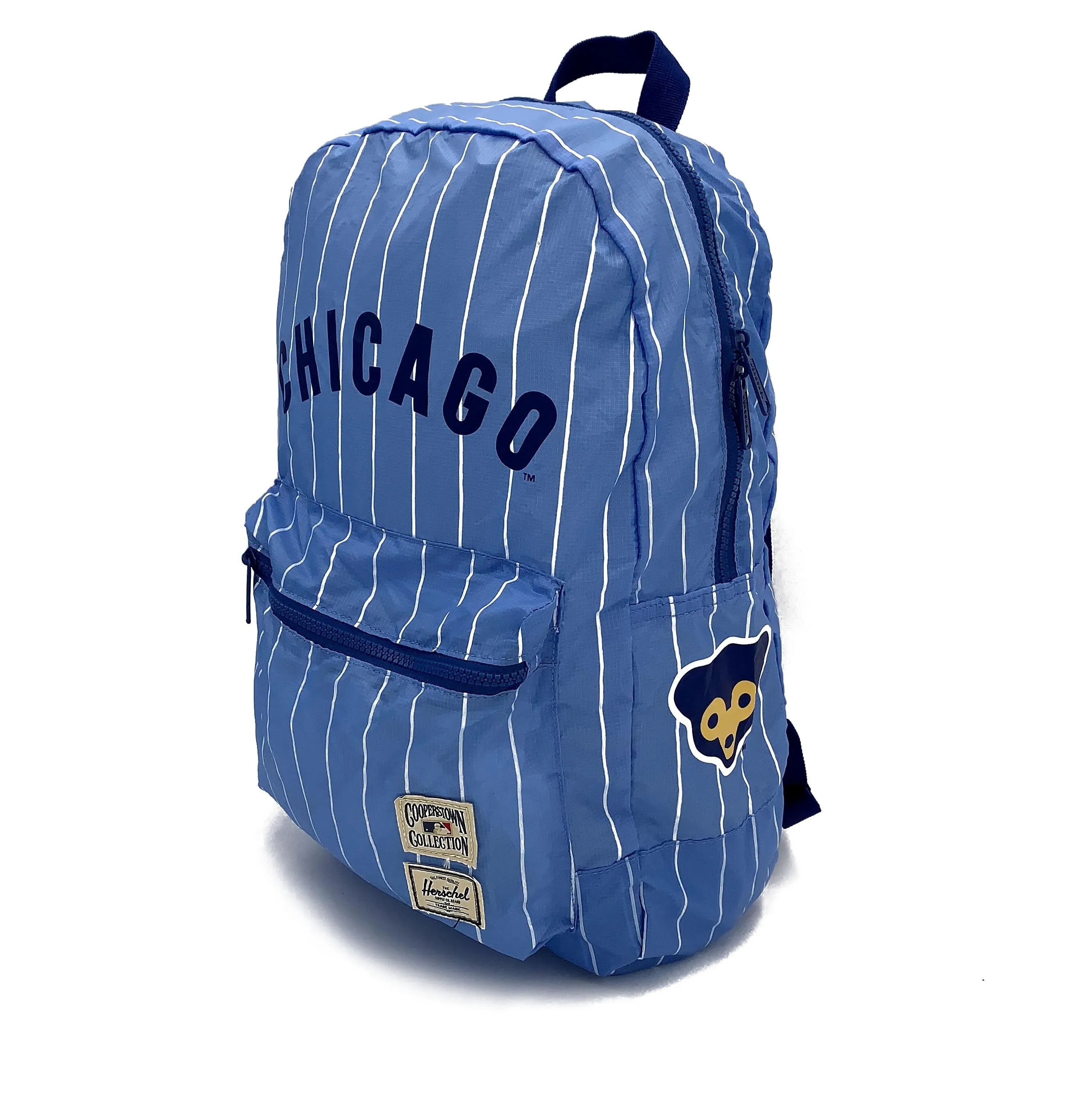 CHICAGO CUBS HERSCHEL PINSTRIPE PACKABLE DAYPACK