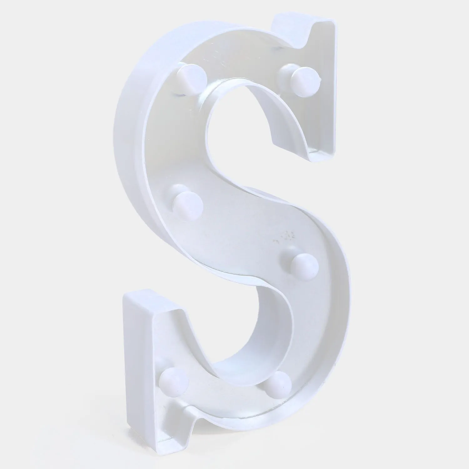 Decoration HB LED Light Silver "S"