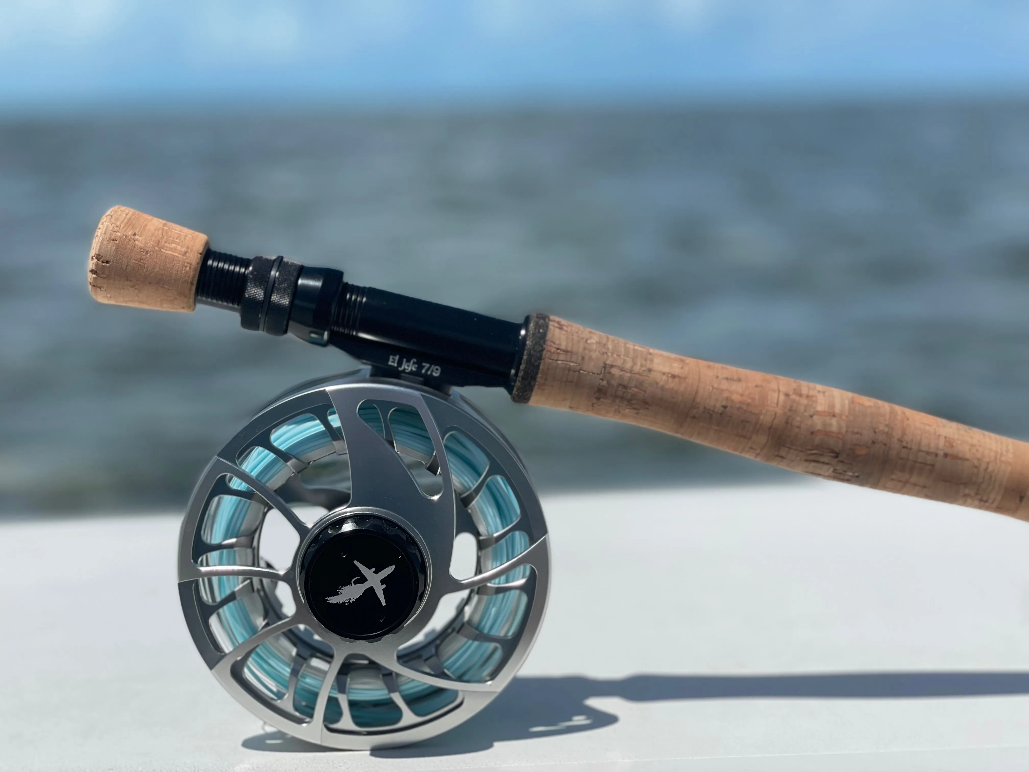 El Jefe Saltwater Fly Fishing Combo Package | 906-8 | 9' Six Section 8 Weight Fly Rod And Reel Outfit