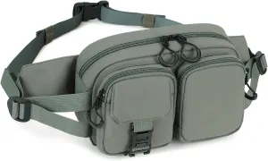 Fanny Packs for Women, Convertible Carry Belt Bag Small Sling Crossbody bags Waist Bag for Men, Green