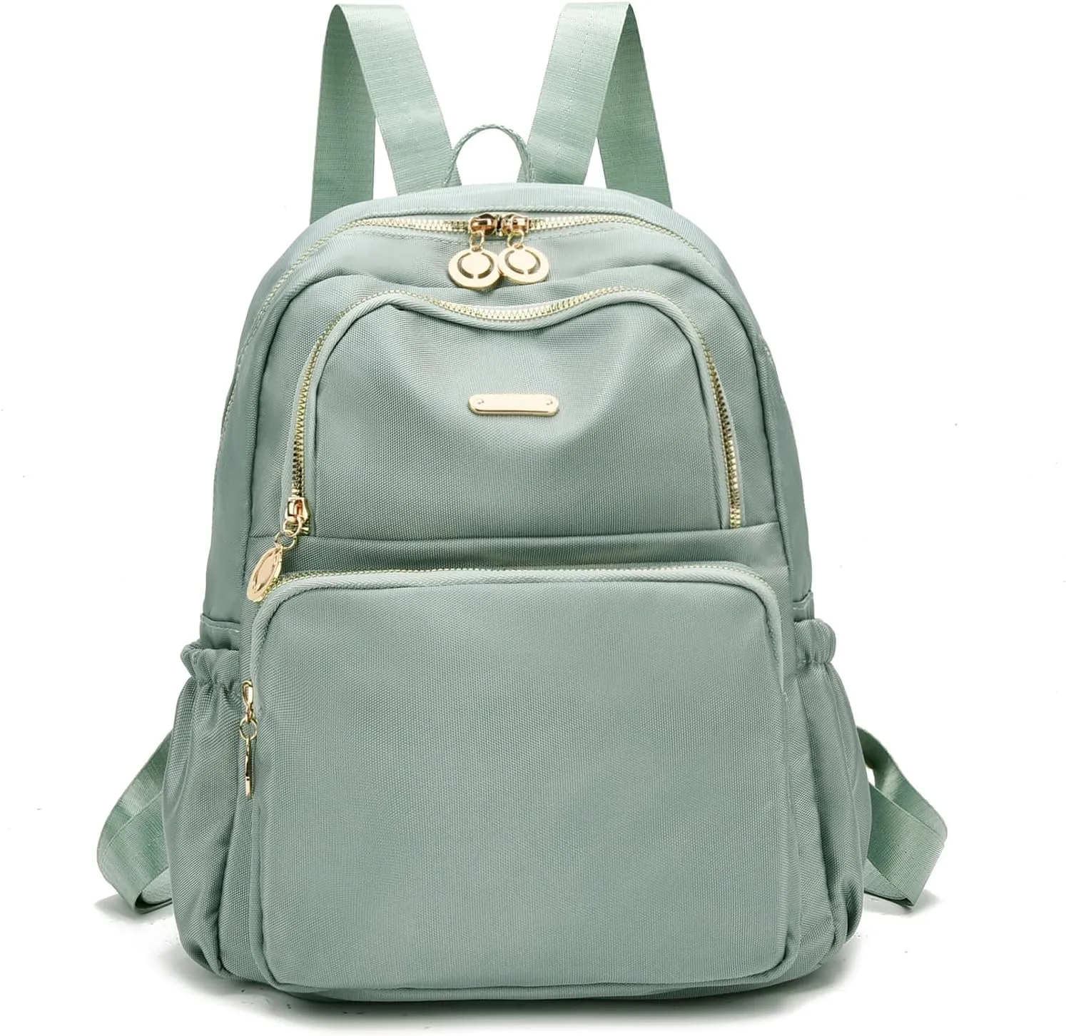 I IHAYNER Mini Backpack Purse Small Backpack for Women Lightweight Nylon Travel Bags Small Casual Daypacks for College Work Light Green
