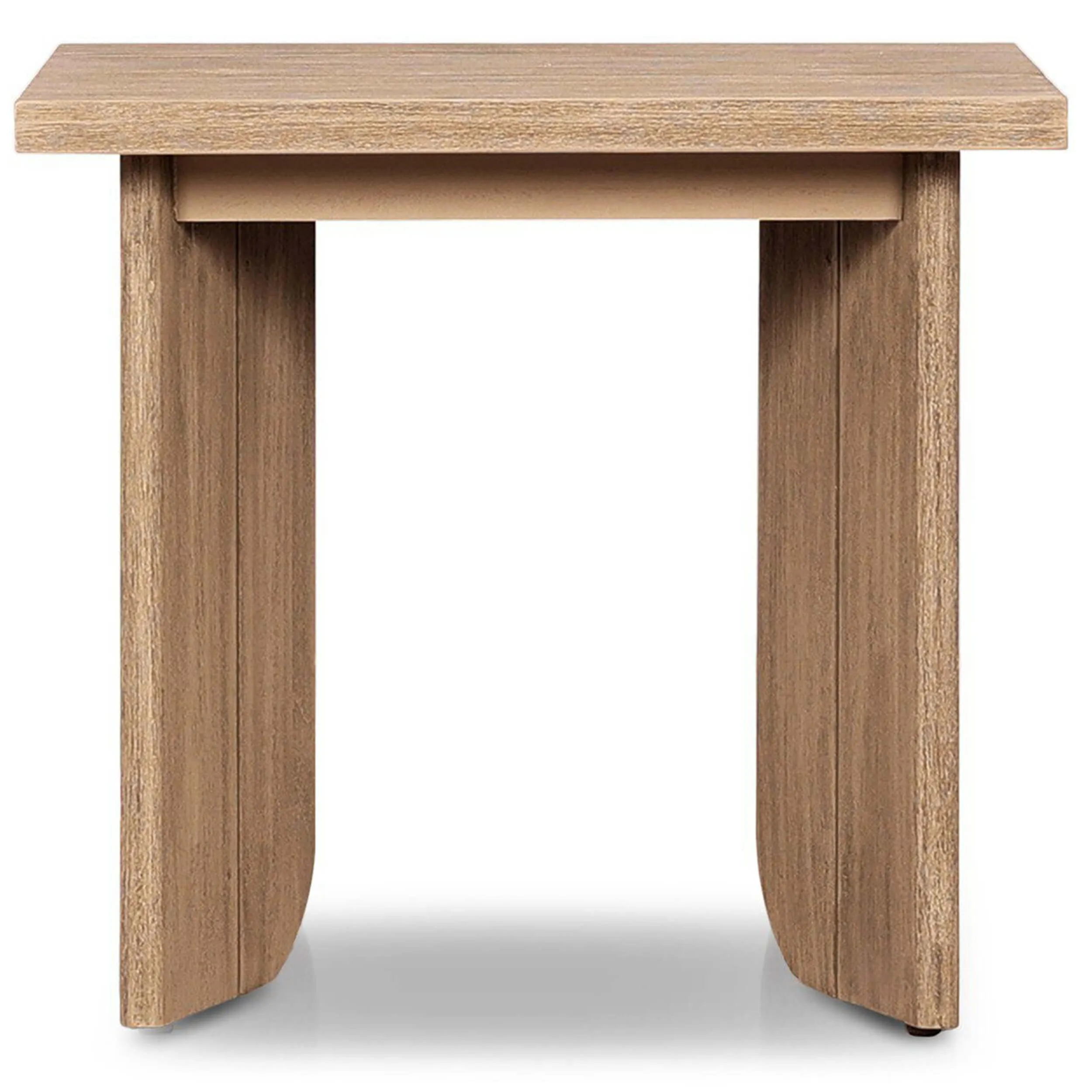Joette Outdoor End Table, Washed Brown