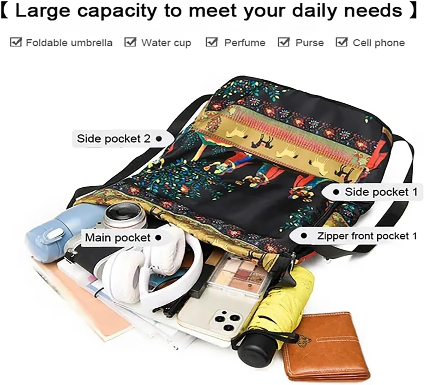 Lilyasion Drawstring Backpack, Drawstring Foldable Large Capacity Dry-Wet Separation Travel Sports Backpack (F)