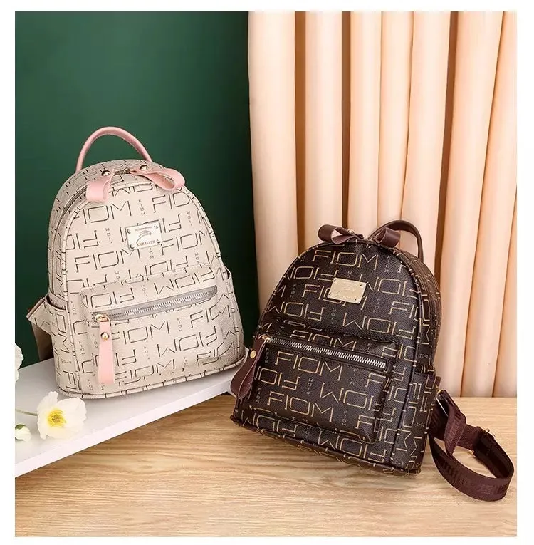 Luxury Fashion Small Backpack Alfa Women | Printed Trendy Backpack