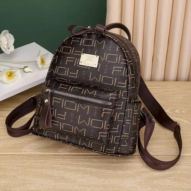 Luxury Fashion Small Backpack Alfa Women | Printed Trendy Backpack