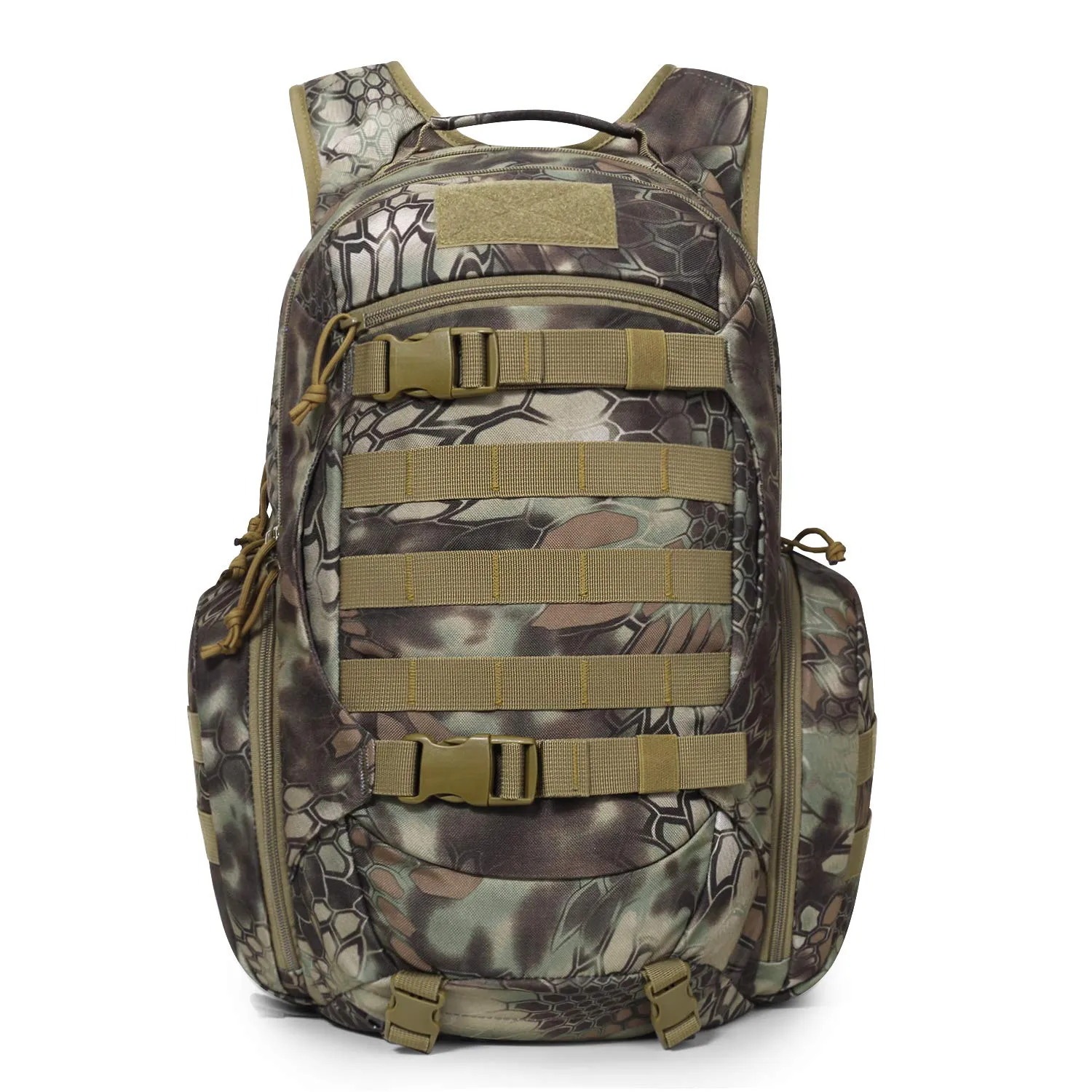 Mardingtop 28L Tactical Backpacks Molle Hiking daypacks for Camping Hiking Military Traveling Motorcycle (28L-Snake Skin Printed)