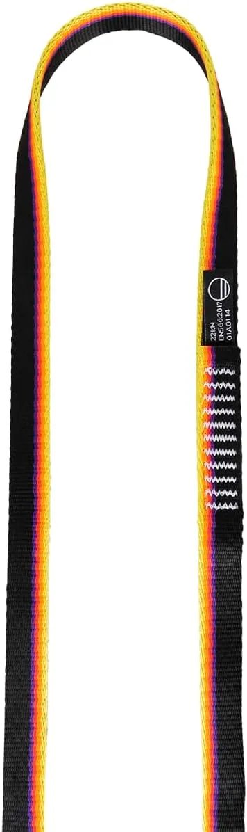 Nylon Sling - Strong, Lightweight, 15mm Rock Climbing Runner for Anchors, Alpine Draws, & Trad Climbing