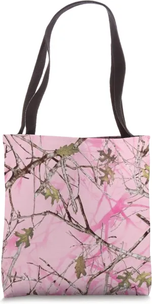 Pink Hunting Camo Camouflage Hunter Pattern Deer Buck Elk Tote Bag