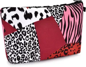 Small Travel Makeup Bag for Purse, Cute Cosmetic Bag for Women, Make Up Pouch, Makeup Brush Organizer Bags, Skincare Toiletry Bag, Pouches For Purse