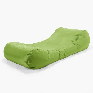 Sun Lounger Garden Beanbag - SmartCanvas™ Lime Green