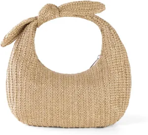 Women Straw Beach Clutch Purse Handbag Summer Elegant Vacation Style Shoulder Bag Crossbody Bag